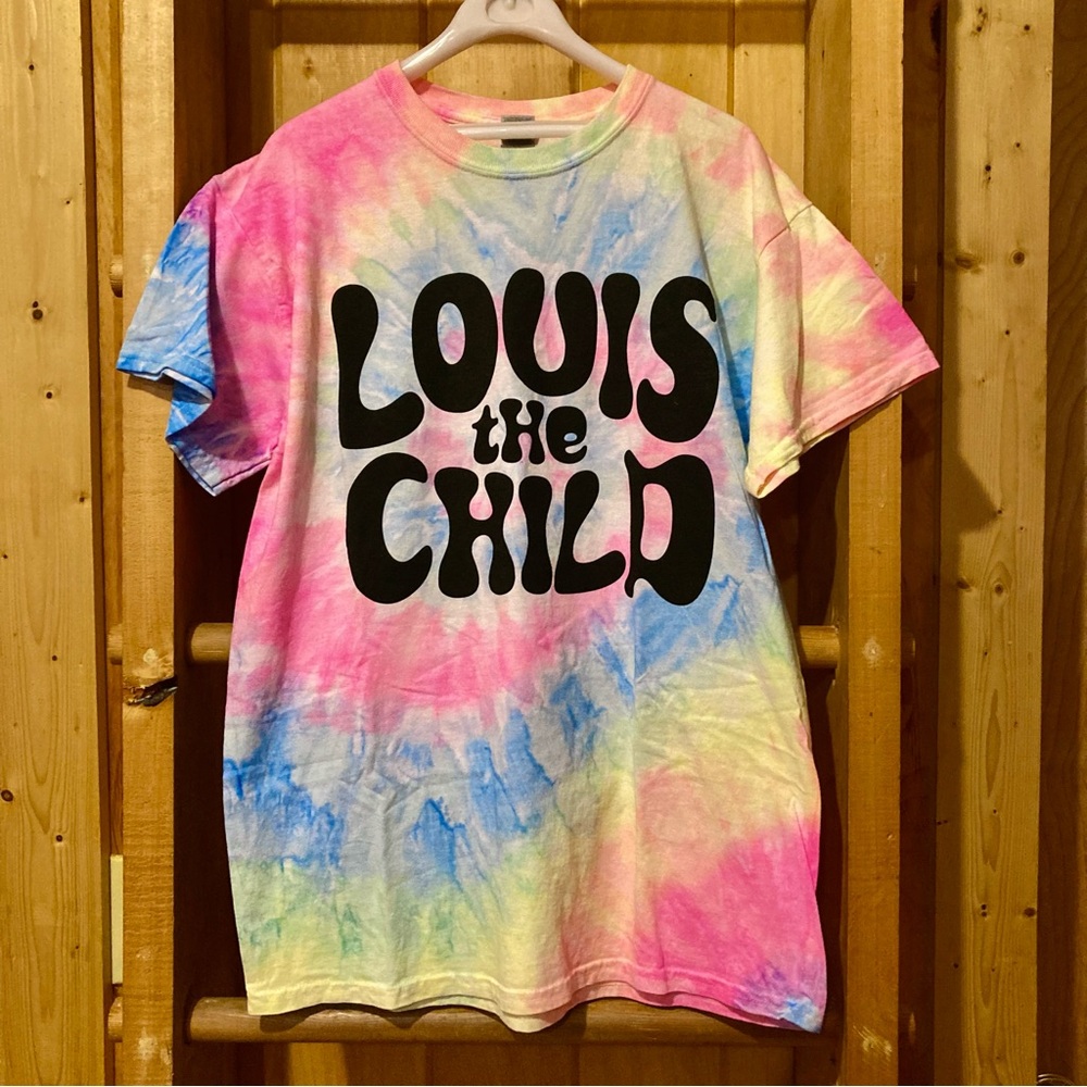 Louis The Child Tie Dye Festival T-Shirt March Hippie Concert Band Tee